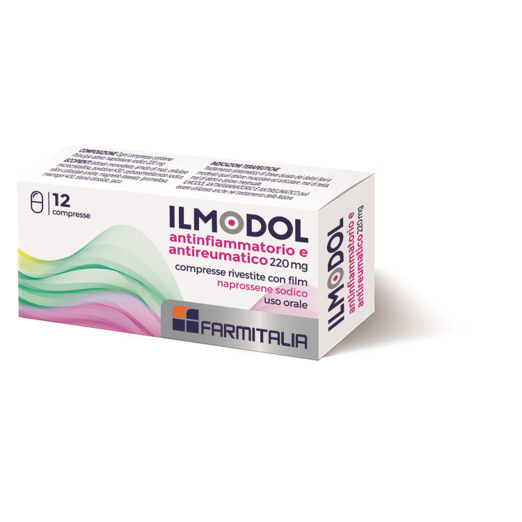 Ilmodol Antinfiammatorio e Antireumatico - Ideale per mal di schiena e dolori muscolari o articolari - 24 Compresse 220 mg