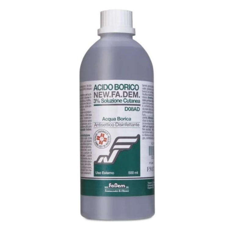 ACIDO Borica 3% 500ml FADEM