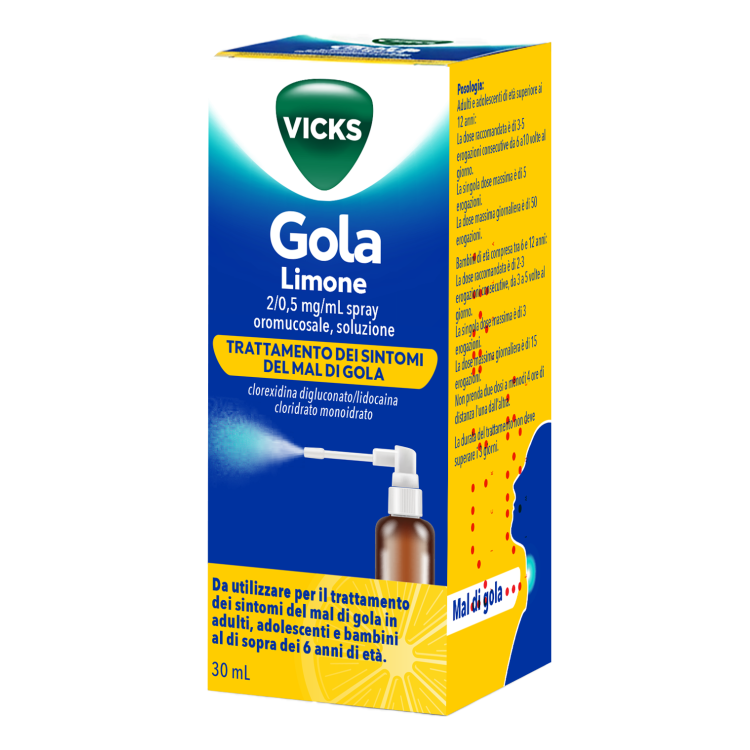 VICKS Gola Spray Limone 30ml
