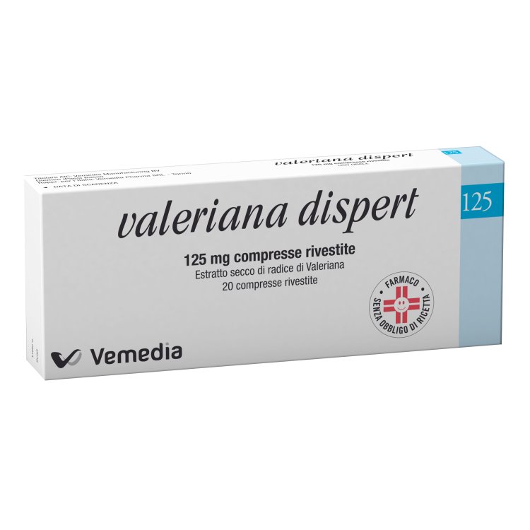 Valeriana Dispert 125mg - 20 Compresse Rivestite