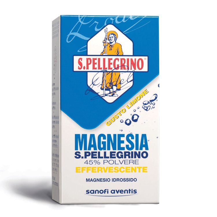 Magnesia S.Pellegrino Polvere Effervescente, gusto Limone 100g