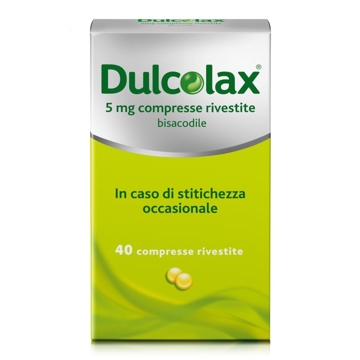 Dulcolax - Lassativo ad azione rapida contro la stitichezza occasionale - 40 Compresse Rivestite 5 mg