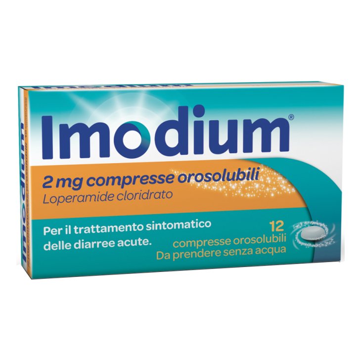 Imodium 12 Compresse Orosolubili 2mg