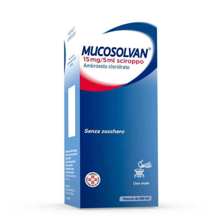 Mucosolvan Sciroppo 15mg/5ml - Sciroppo per fluidificare i muchi - 200 ml