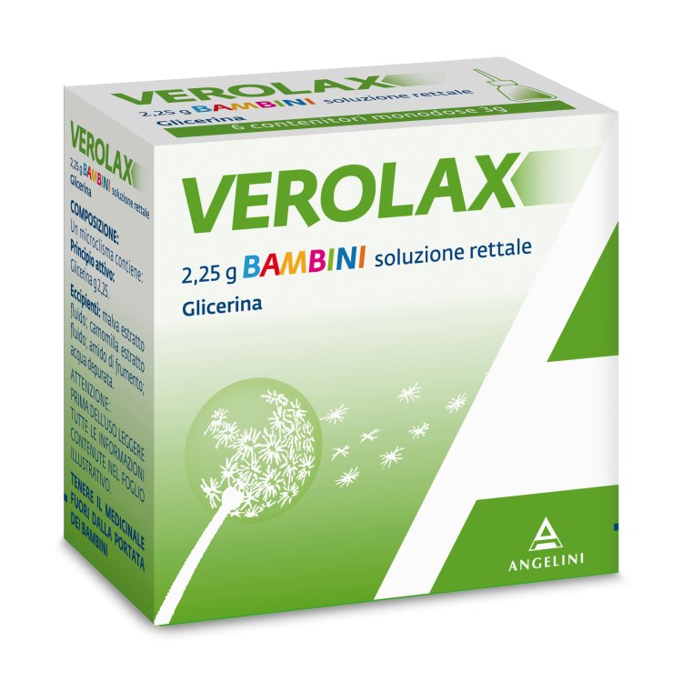 Verolax 6 Microclismi Bambini 2,25g