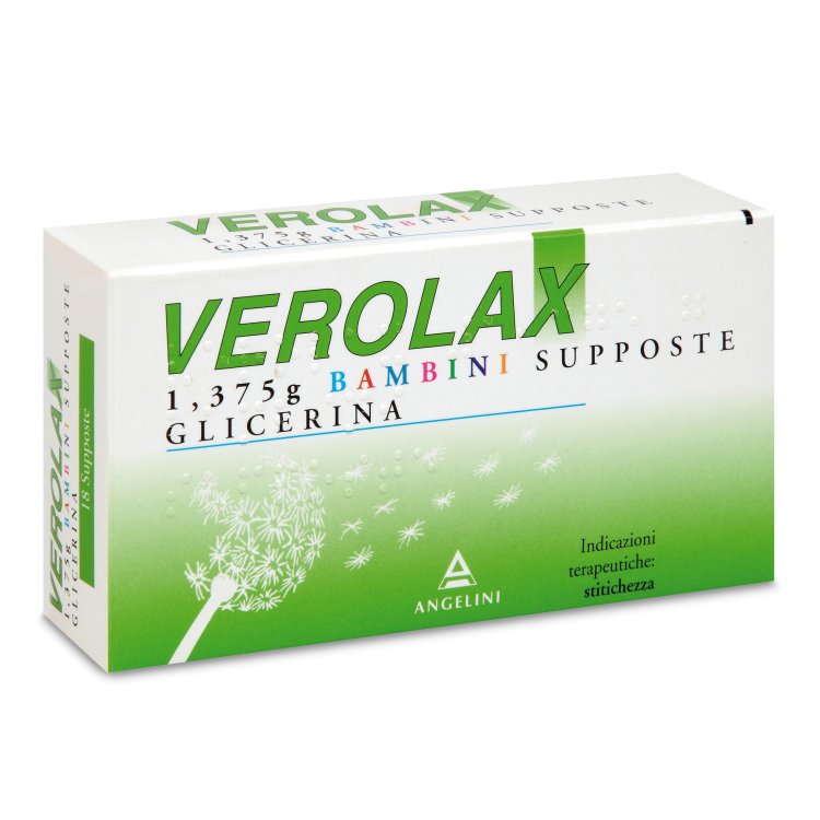 Verolax 18 Supposte di Glicerina Bambini 1,375g