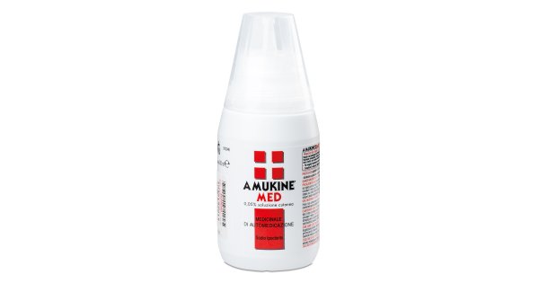 Amukine Med Soluzione Cutanea Disinfettante Cute Lesa e Genitali 250ml