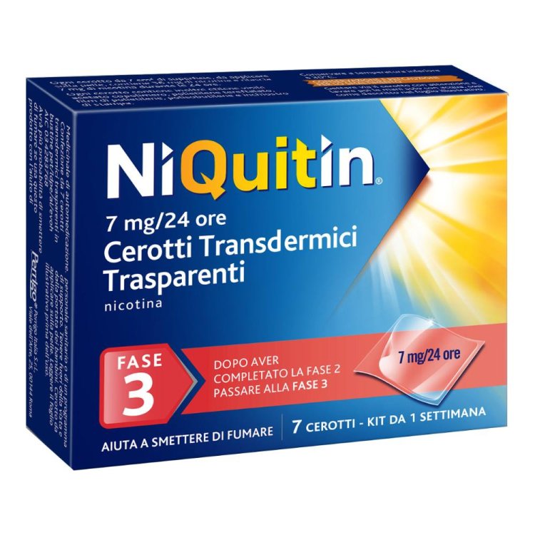 NIQUITIN*7 Cer.Transd. 7mg/24H