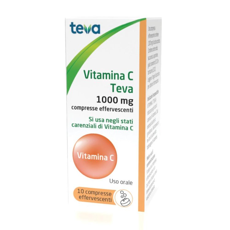 VITAMINA C TEVA 1g 10 Compresse Eff.