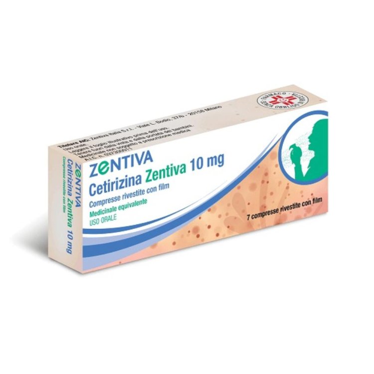 CETIRIZINA 10mg  7 Cpr ZTV