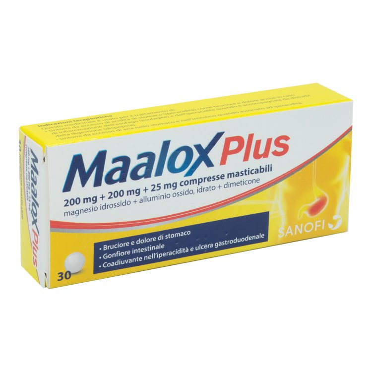 MAALOX-PLUS*30 Compresse mast. F1000