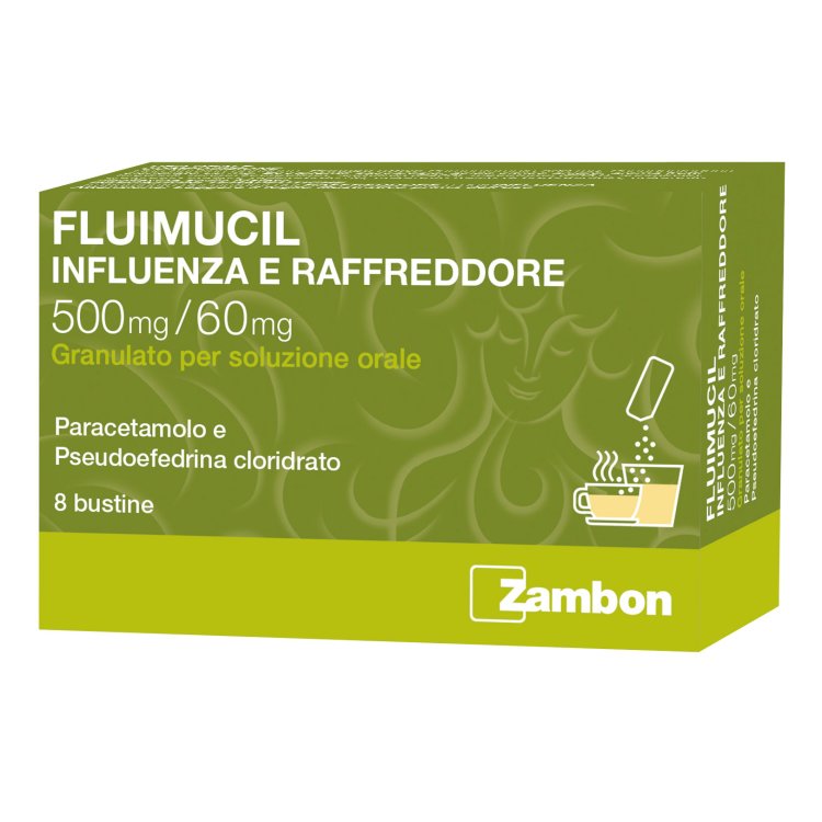 Fluimucil Influenza Raffreddore 8 Bustine