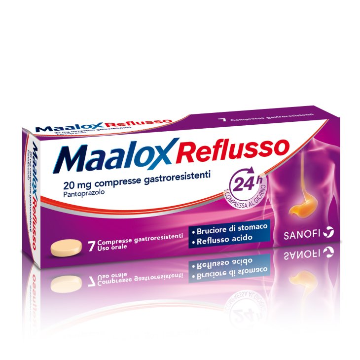 Maalox Reflusso 7 compresse 20mg