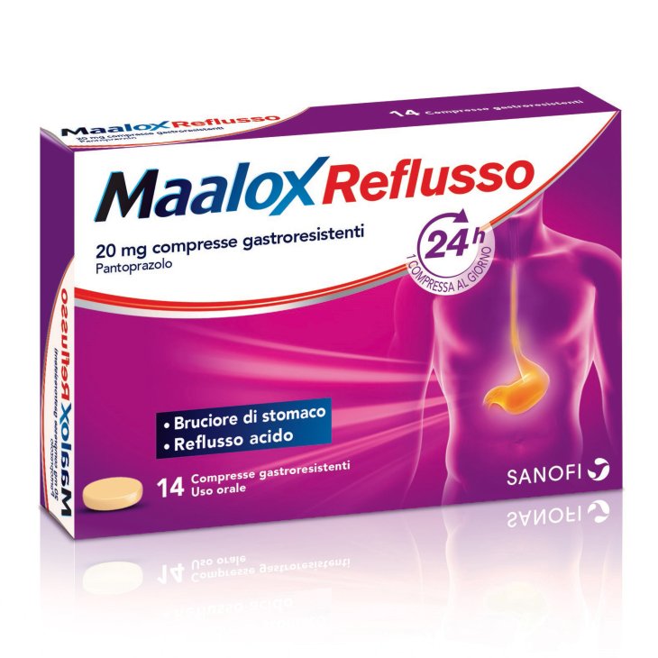 Maalox Reflusso 14 compresse 20mg