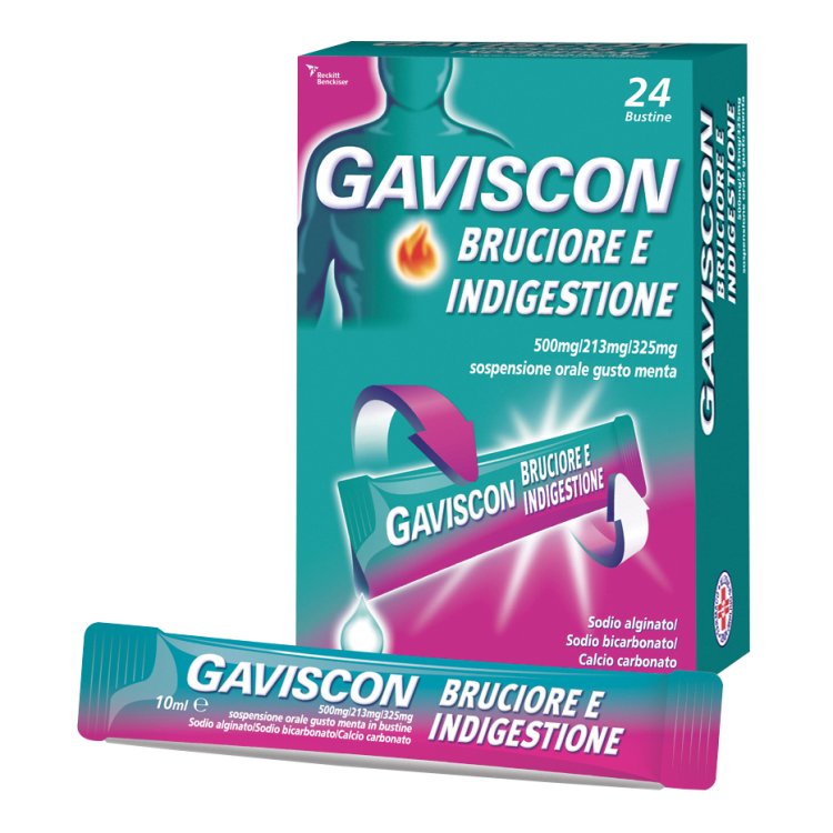Gaviscon Bruciore E Indigestione 24 bustine