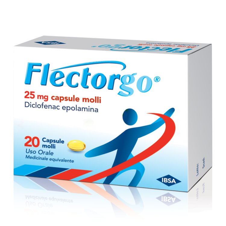 Flectorgo - Per il trattamento di dolori lievi e moderati - 20 capsule 25 mg