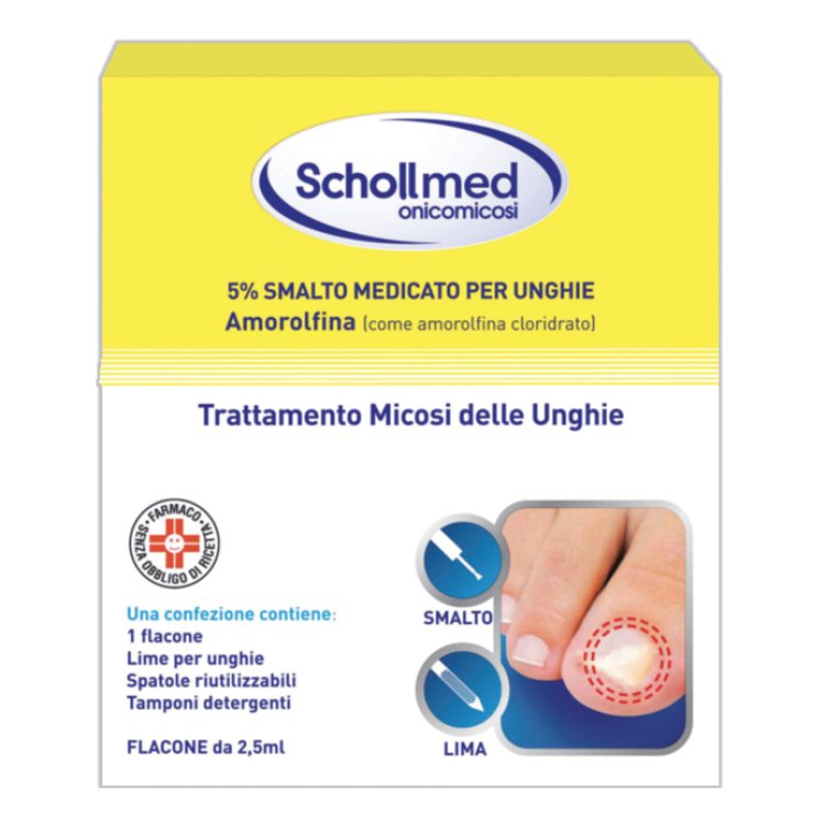 Schollmed Onicomicosi 5% Smalto Medicato + Lima 2,5 ml