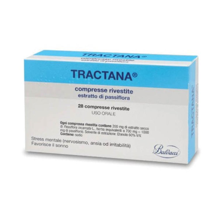 Tractana 200 mg - A base di Passiflora ideale per stress e ansia - 28 Compresse