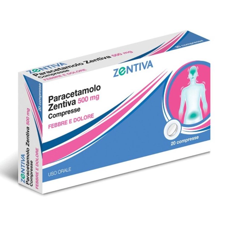 PARACETAMOLO  500mg 20Cpr ZTV