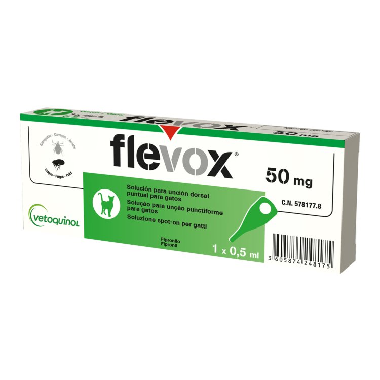 Flevox Spot-On Gatti 1 Pipetta Antiparassitaria