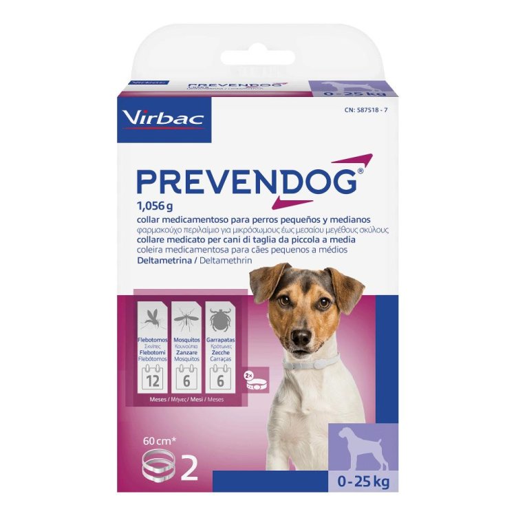 PREVENDOG 60cm 2 Coll.Cani M/S