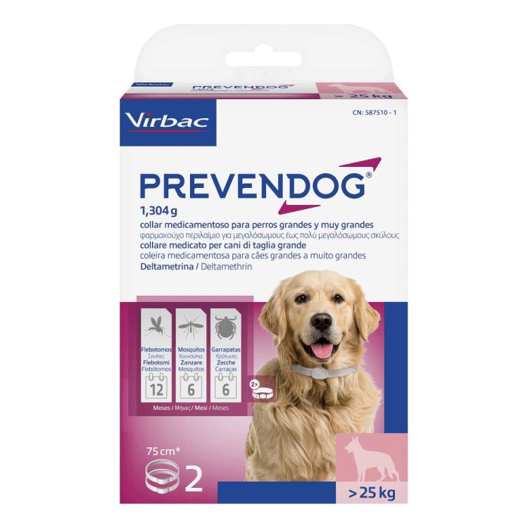 PREVENDOG 75cm Coll.Cani G 2pz