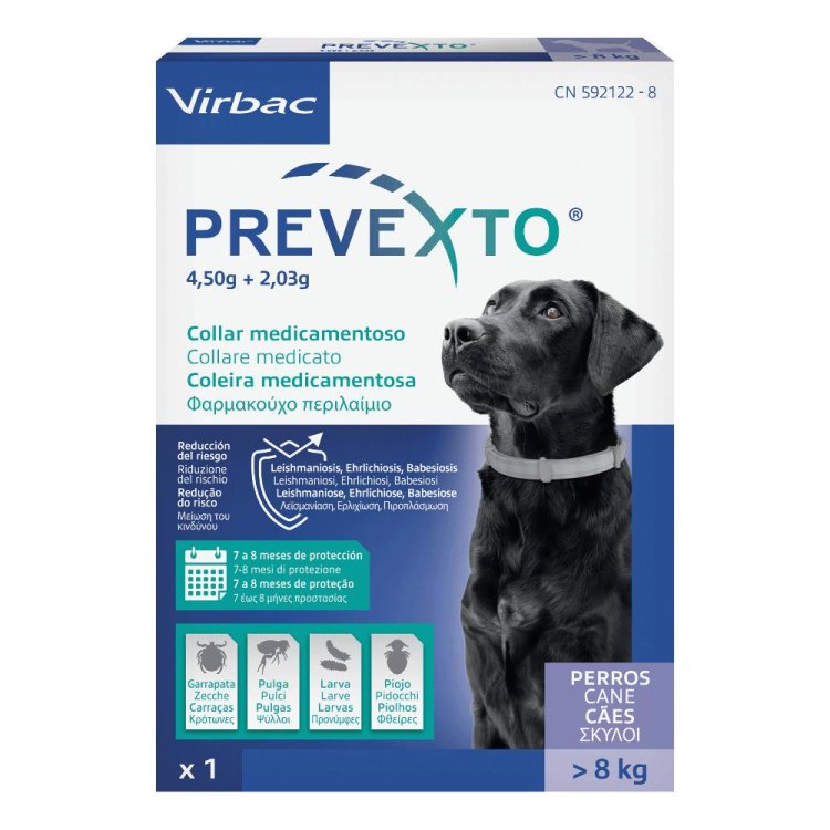 PREVEXTO Coll.Cani da 8Kg 70cm