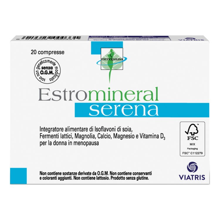 Estromineral Serena - Integratore per donne in menopausa - 20 compresse
