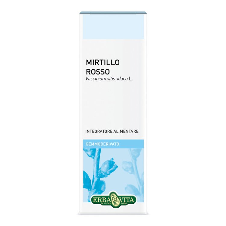 GEMMODERIVATO Mirtillo Rosso Soluzione Idroalcolica 50 ml ErbaVita