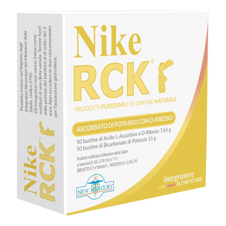 NIKE RCK Acido Ascorbico + Bicarbonato di Potassio + Ribosio 100 Buste (50 dosi)