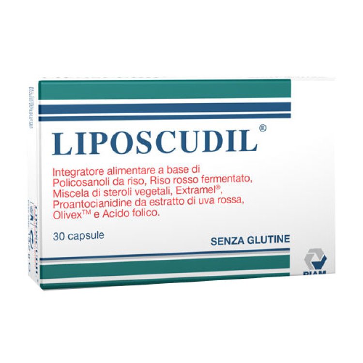 Liposcudil - Integratore Alimentare per il controllo del colesterolo - 30 Capsule