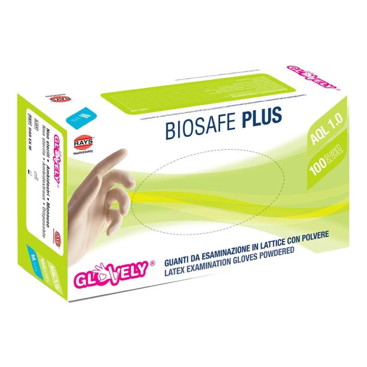 GLOVELY 100 GUANTI LATTICE MIS S