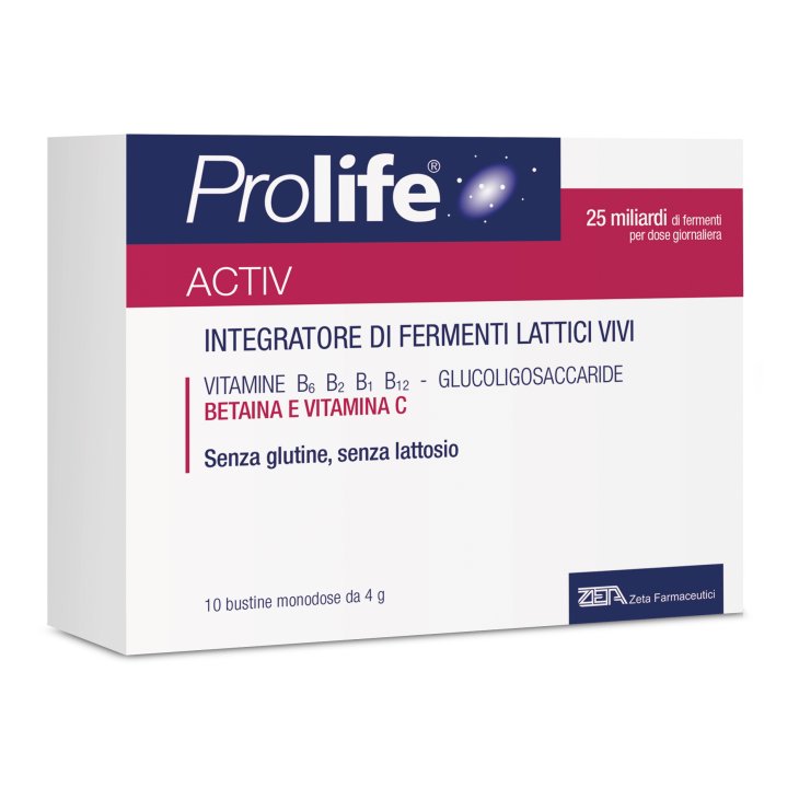 Prolife Activ - Integratore a base di fermenti lattici vivi - 10 bustine