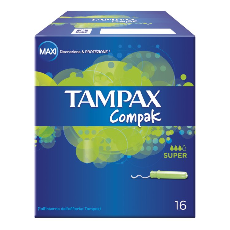 TAMPAX COMPAK Super 16 Tamp.