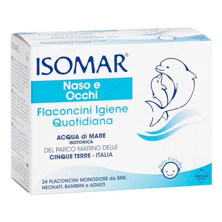 Isomar Naso e Occhi Igiene Quotidiana Soluzione Isotonica 24 flaconcini 5 ml
