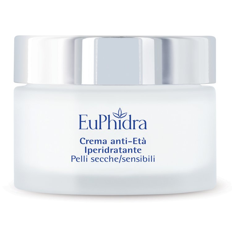 Euphidra Skin Progress System Crema Viso Antietà - Crema iperidratante per pelle secca e molto secca - 40ml