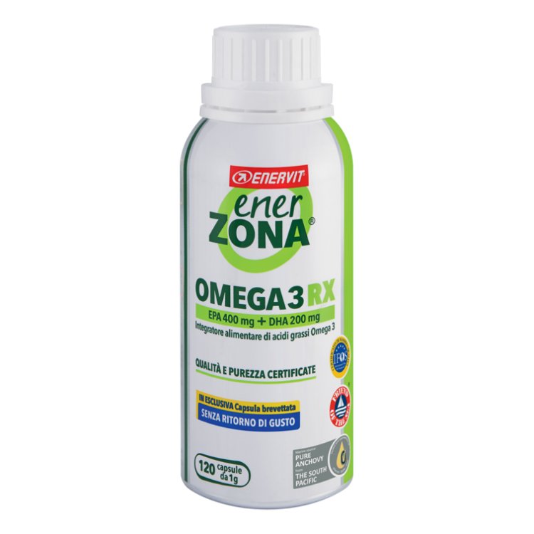 ENERZONA Omega 3 RX 120 Integratore Alimentare Capsule 1 g