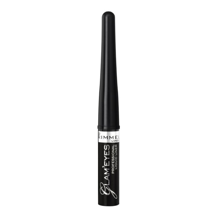 RIMMEL EYE LINER LIQ 001 BLACK