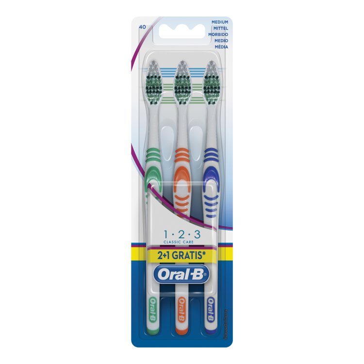 ORAL B SPAZ C/CARE 40 MEDIO X 3