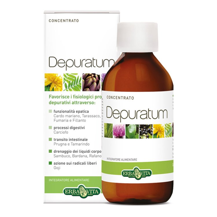 DEPURATUM Concentrato Liquido Sciroppo 200 ml ErbaVita