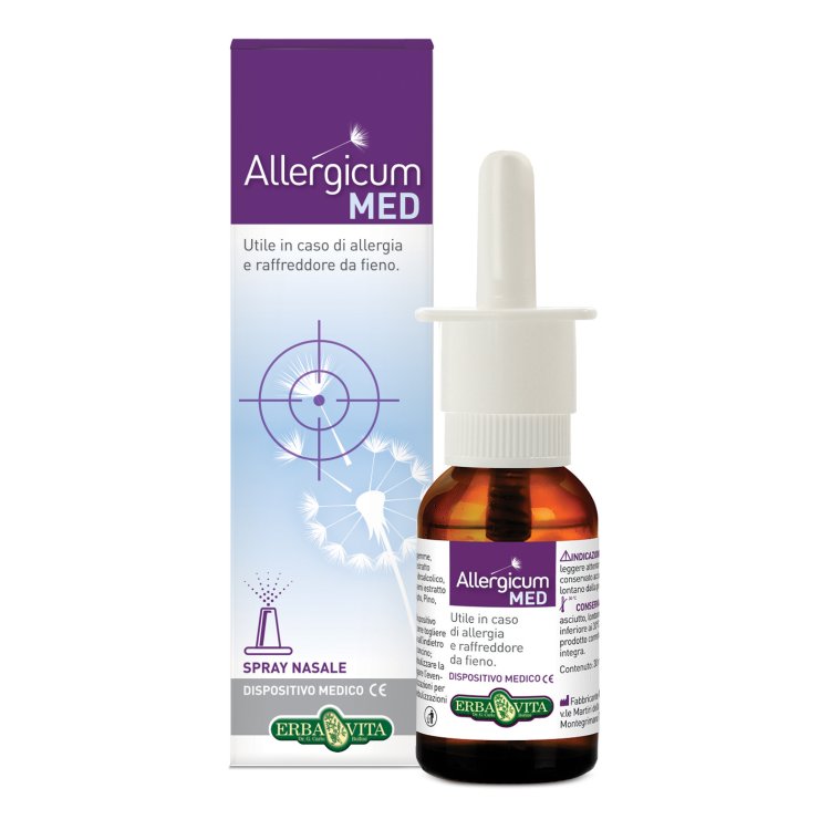 Allergicum MED Spray Nasale - Per la prevenzione di allergie e raffreddore da fieno - 30 ml 