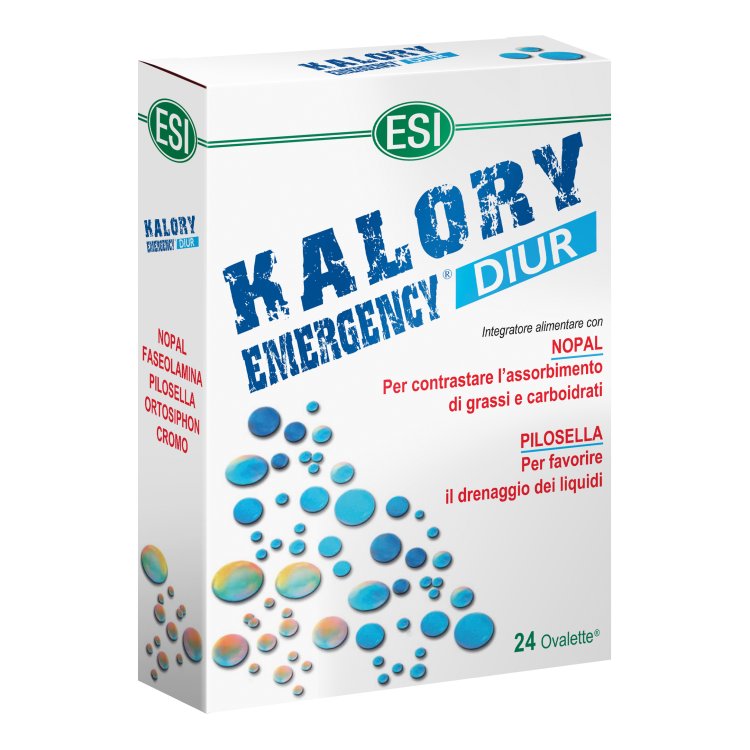 Kalory Emergency Diur - Integratore diuretico per perdere peso - 24 ovalette
