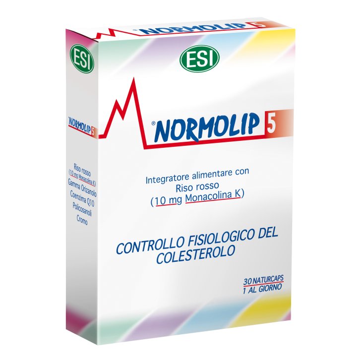 Normolip 5 - Integratore alimentare per il controllo del colesterolo - 30 capsule 