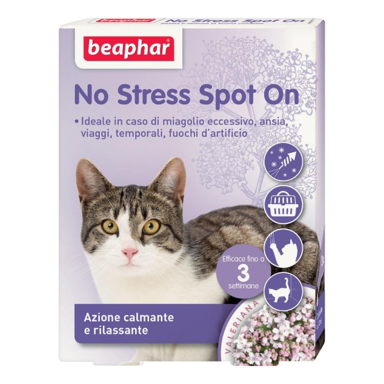 NO STRESS SPOT-ON Gatto 3Pip.