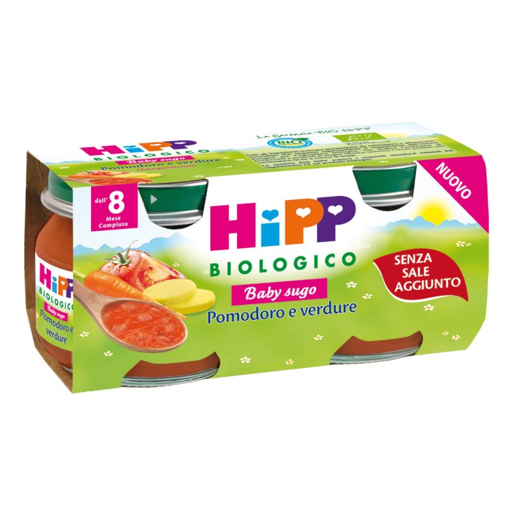 HIPP Bio Sugh.Pom/Verd.2x80g