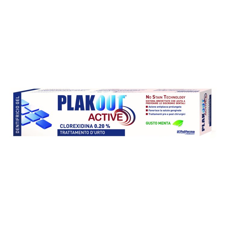 Plakout Active Dentifricio con Clorexidina 0,20% 75 ml