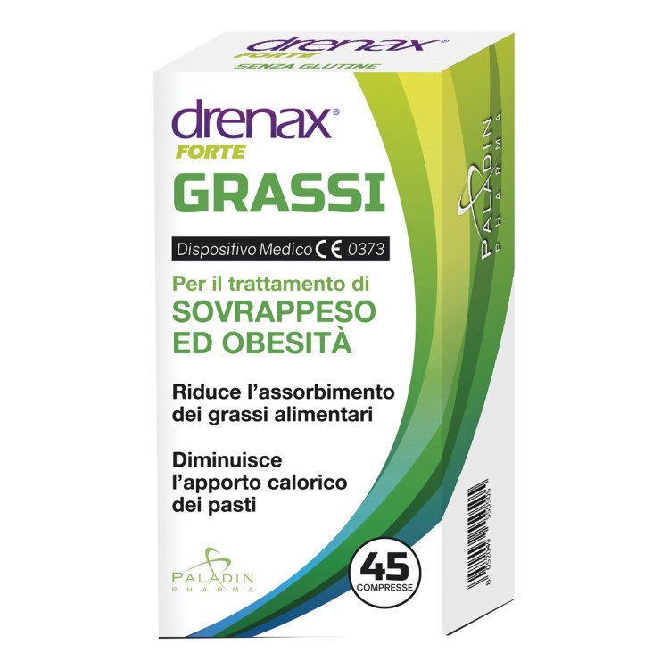Drenax Forte Grassi - Per il trattamento di sovrappeso ed obesità - 45 Compresse
