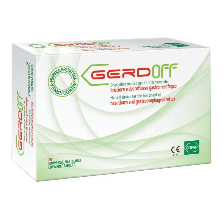 Gerdoff - Per il trattamento del reflusso gastrico - 20 Compresse Masticabili