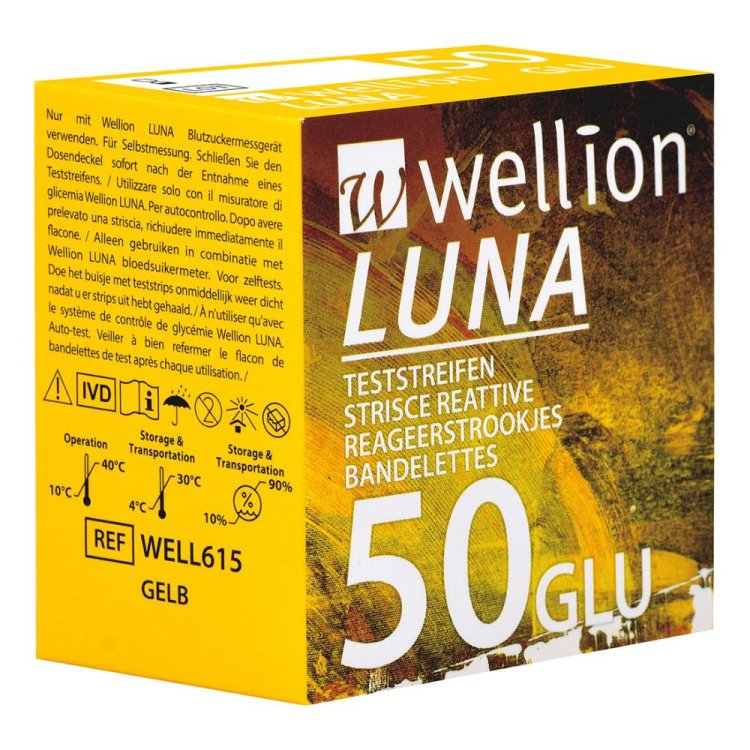 WELLION LUNA 50 Strips