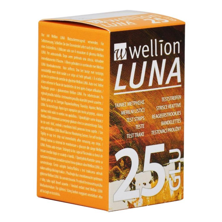 WELLION LUNA 25 Strisce Glicemia